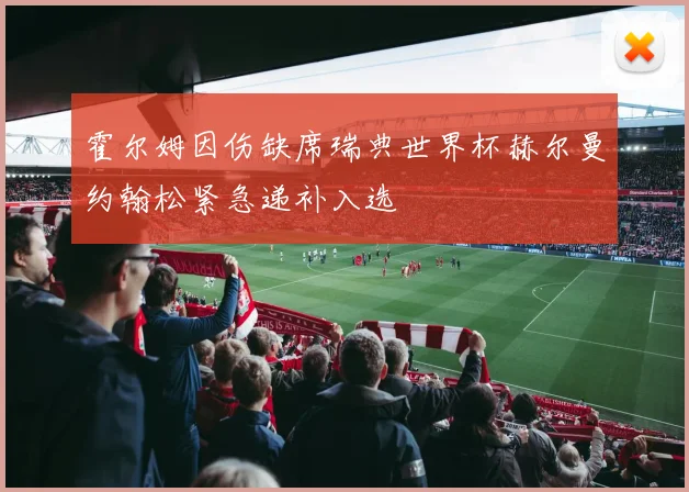 霍尔姆因伤缺席瑞典世界杯赫尔曼约翰松紧急递补入选